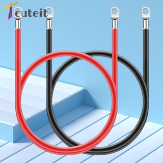 Tcuteit สายเคเบิลแบตเตอรี่อินเวอร์เตอร์ พลังงานแสงอาทิตย์ 5AWG M8 M10