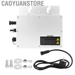 Caoyuanstore WVC 300W Solar Grid Tie Micro Inverter Aluminum Alloy IP65  for Panel EU Plug 230V