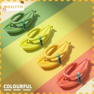 Moilyth รองเท้าแตะ เปิดนิ้วเท้า ลายกล้วย แฟชั่นฤดูร้อน
