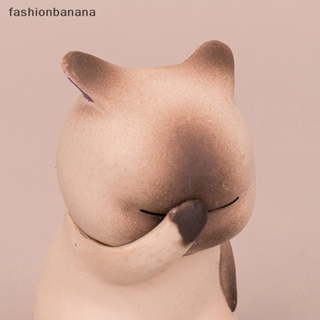 [fashionbanana] โมเดลฟิกเกอร์เรซิ่น รูปการ์ตูนแมวนําโชค DIY สําหรับตกแต่ง 1 ชิ้น