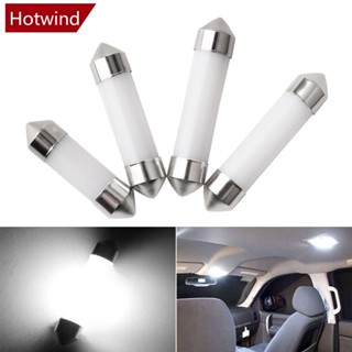 Hotwind หลอดไฟ Led COB C5W 12V 6000K สําหรับติดป้ายทะเบียนรถยนต์ F6R8 10 ชิ้น