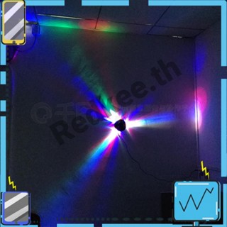 โคมไฟดิสโก้ LED 5W USB RGB หมุนได้ สําหรับเวที ปาร์ตี้ [Redkee.th]