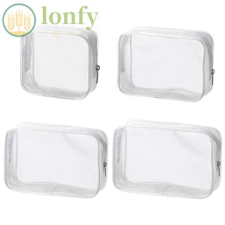 Lonfy กระเป๋าเครื่องสําอาง PVC แบบใส