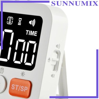 [Sunnimix] นาฬิกาจับเวลาดิจิทัล หน้าจอ LED สําหรับแต่งหน้า มืออาชีพ