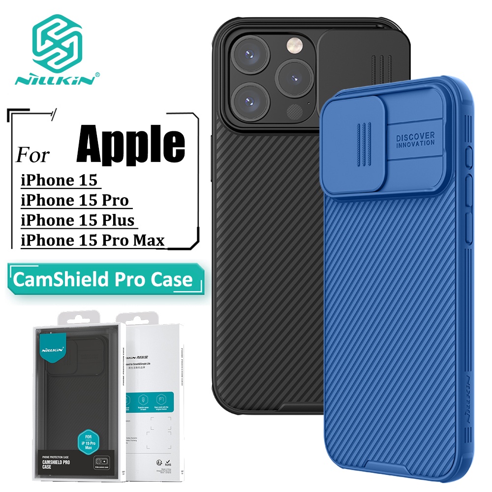 Nillkin เคสหรูหราสําหรับ iPhone 16 Pro Max 16 Plus 16 Pro CamShield Pro เคสกล้อง Slider กันกระแทกฝาหลัง