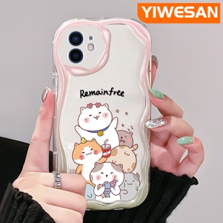 เคสโทรศัพท์มือถือแบบนิ่ม ใส กันกระแทก ลายการ์ตูนแมว สําหรับ iPhone 12 12 Pro 12 Mini 12 Pro Max