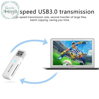 Gentlehappy อะแดปเตอร์การ์ดรีดเดอร์ USB 3.0 2.0 TF SD สําหรับแล็ปท็อป TH