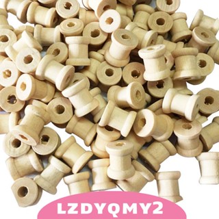 [Lzdyqmy2] ม้วนสายไม้เปล่า สไตล์วินเทจ 14 มม. X 12 มม. 100 ชิ้น