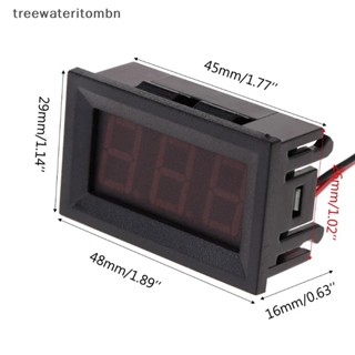 Tt แผงแอมมิเตอร์ดิจิทัล โวลต์มิเตอร์ DC 0.56 นิ้ว สําหรับทดสอบแรงดันไฟฟ้า