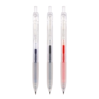 Homu ปากกาหมึกเจล Powey Crystal 0.5 มม.คละสี (3ด้าม)