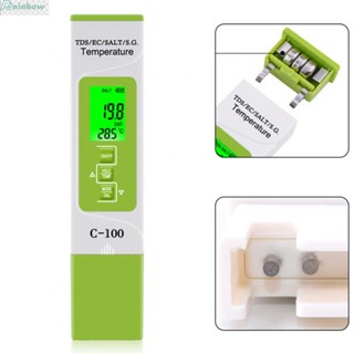 เครื่องวัดอุณหภูมิน้ําดิจิทัล สําหรับตู้ปลา DS EC Salinity Temp S.G