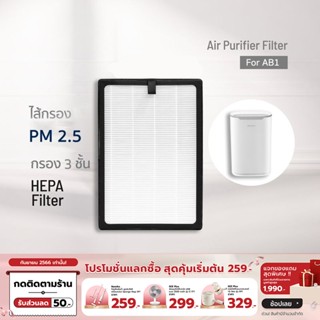 [ทักแชทรับโค้ด]Alectric Air Purifier Filter ไส้กรองสำหรับ AB1