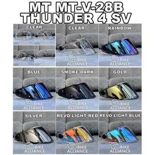 หมวกกันน็อค VISOR สีรุ้ง สําหรับ MT THUNDER 4 SV MT-V-28B