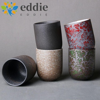 26edie ถ้วยชา สไตล์ญี่ปุ่น 120 มล. เครื่องปั้นดินเผา แก้วน้ํา เครื่องดื่ม