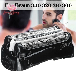 Amongspring&gt; หัวฟอยล์โกนหนวด แบบเปลี่ยน สําหรับ Braun 32B 32S 21B Series 3 310S 320S 340S 3010S