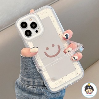 เคสป้องกันโทรศัพท์มือถือ TPU แบบนิ่ม ลายการ์ตูนหน้ายิ้ม กันกระแทก สําหรับ IPhone 11 14 13 12 Pro Max