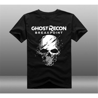 เสื้อยืด พิมพ์ลาย Tom Clancys Ghost Recon Breakpoint สไตล์สตรีท สําหรับผู้ชาย