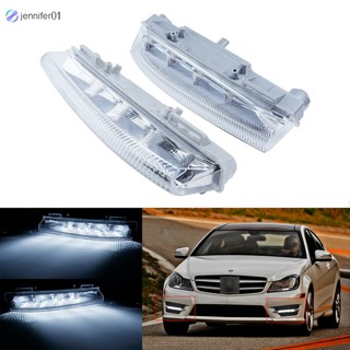 Jen ไฟตัดหมอก Led DRL ติดกันชนหน้า สําหรับ W204 W212 S212 C207 R172 1 คู่