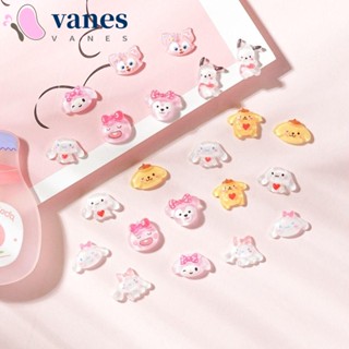 Vanes1 แผ่นสติกเกอร์เรซิ่น ลาย Cinnamoroll โปร่งแสง สําหรับติดตกแต่งโทรศัพท์มือถือ ตู้เย็น DIY