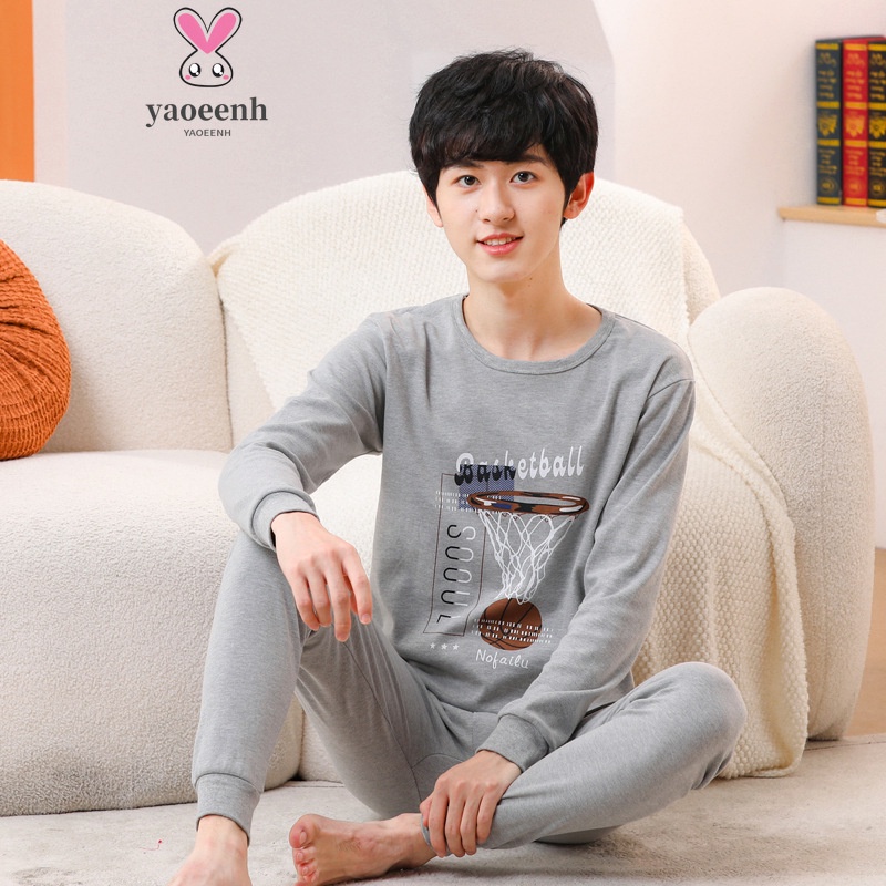 【YAOEENH】พร้อมส่ง ชุดนอน ผ้าฝ้ายแท้ ลายการ์ตูน ขนาดใหญ่ 140-180 ซม. เหมาะกับฤดูใบไม้ร่วง ฤดูหนาว สําหรับเด็กผู้ชาย และเด็กผู้หญิง 1 ชิ้น