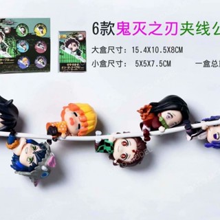 โมเดลตุ๊กตา Demon Slayers Tanjilang Nezuko แฮนด์เมด 6 แบบ สําหรับตกแต่ง