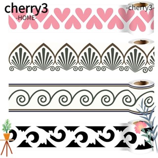 Cherry3 วอลล์เปเปอร์ PVC กันน้ํา 240 ซม. สําหรับติดพื้นกระเบื้อง ห้องครัว ห้องน้ํา