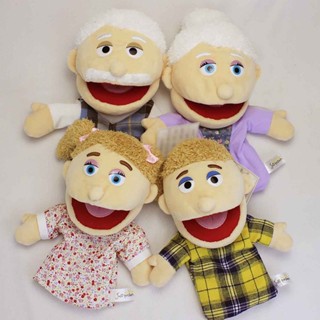 Family Plush Hand Puppets Family Puppet Doll Kid Children Toy Glove Puppet Gift