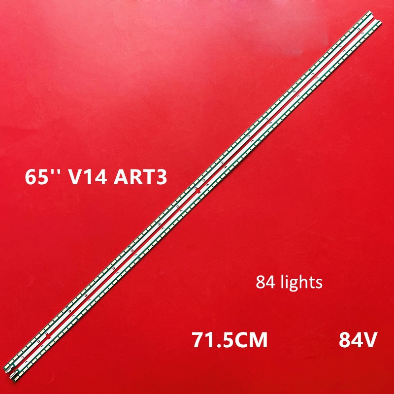 2 ชิ้น/เซ็ต led backlight strip สําหรับ Skyworth 65E790U TV light bar 6916L1747 6916L-1748A 1747A 69