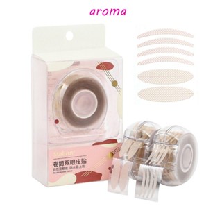 Aroma เทปตาสองชั้น ระบายอากาศ ผู้หญิง โปร่งใส กันน้ํา ประเภทตาข่าย มีกาวในตัว ไฟเบอร์