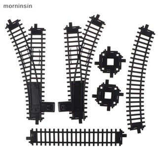 Morn รางรถไฟของเล่น รางโค้งตรง อุปกรณ์เสริมฉาก EN