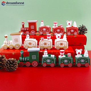 Dreamforest รถไฟพลาสติก สําหรับตกแต่งเค้กคริสต์มาส K6P5