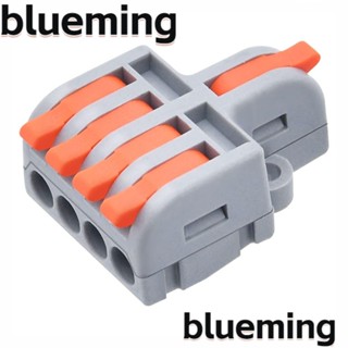 Blueming2 บล็อกเทอร์มินัลเชื่อมต่อสายไฟ เข้า 1 ออก 4 ทนทาน 24-12 AWG 10 ชิ้น