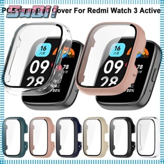 Suqi ป้องกัน, PC + ป้องกันหน้าจอ แบบเต็ม, อุปกรณ์เสริมสมาร์ทฮาร์ด เคส Redmi Watch 3 Active