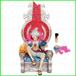 โมเดลฟิกเกอร์ One Piece Nika Luffy Sun God Thrones ของเล่นสําหรับเด็ก ตกแต่งบ้าน เก็บสะสม