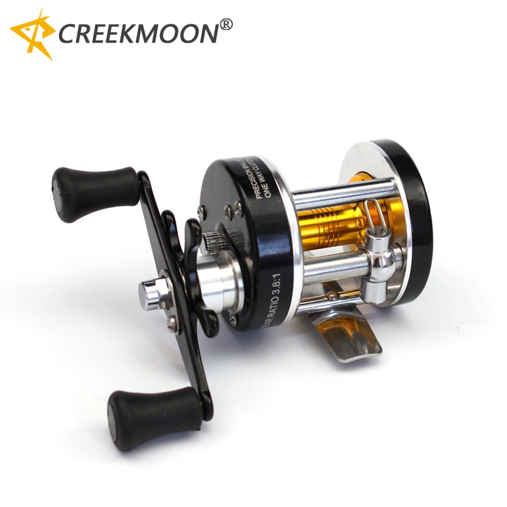 เบรคคู่ การหล่อเหยื่อ ทั้งหมดโลหะลูกบิดปลาคาร์พทะเลฤดูหนาวน้ําแข็งตกปลากลองรีลหล่อล้อสําหรับ ท่องcasting น้ําเค็มแม่เหล็ก 240708