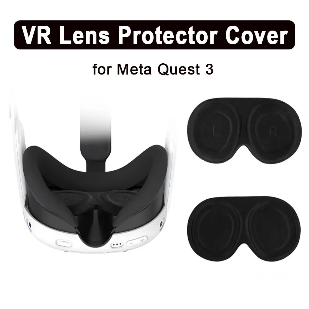 ฝาครอบเลนส์ VR กันฝุ่น กันรอยขีดข่วน แบบเปลี่ยน สําหรับ Meta Quest 3 Meta Oculus Quest 3