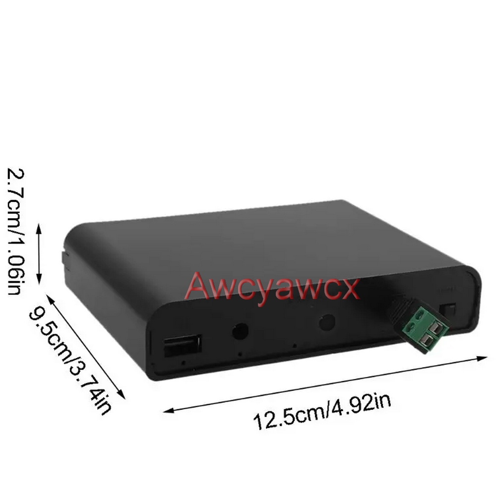 พาวเวอร์แบงค์ 12V 9V 5V USB DC เอาท์พุต 6x แบตเตอรี่ 18650 UPS DIY สําหรับเราเตอร์ WiFi โทรศัพท์มือถ