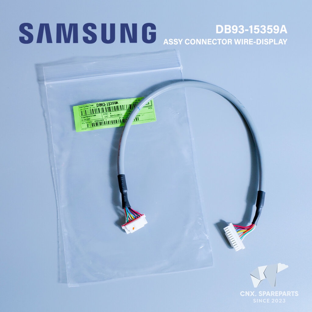 DB93-15359A สายแพรแอร์ Samsung สายไฟต่อเข้าแผงดิสเพลย์ แอร์ซัมซุง ASSY CONNECTOR WIRE-DISPLAY *สาย 9