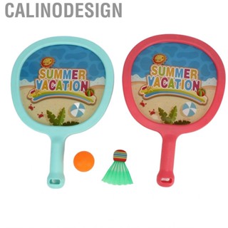 Calinodesign Badminton Rackets Set  Beautiful Mesh Stringed Hitting Area Kids for Outdoor Paly