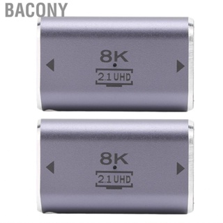 Bacony 2Pcs HD Multimedia Interface Coupler Adapter 3D 8K Extension