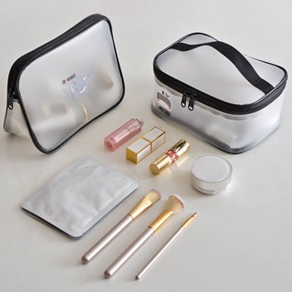 Cosmetic Bag Ins Style Small Female Portable Clear Waterproof Large Capacity Portable Toiletries Buggy Bag McDw