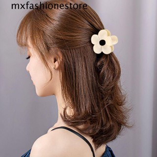 Mxfashione กิ๊บติดผม อะคริลิคใส หรูหรา ล้างหน้า กลวง สําหรับผู้หญิง ผมหางม้า