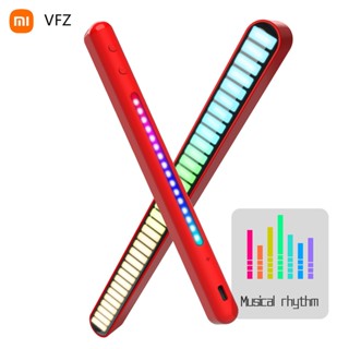 Xiaomi VFZ RGB Smart Strip Light Music Sound Control Pickup Rhythm Ambient Atmosphere Lamp Night Light สําหรับตกแต่งบ้าน รถยนต์