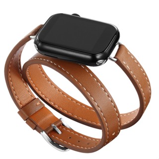 สายนาฬิกาข้อมือหนัง แฟชั่น สําหรับ Apple Watch 8 41 มม. 45 มม. 42 มม. 44 มม. Series 7 6 Se 5 4 3 2 Iwatch 6 38 มม. 40 มม.