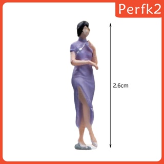 [Perfk2] ตุ๊กตาฟิกเกอร์เรซิ่น สเกล 1:64 สําหรับฉากไดโอราม่า รถไฟ DIY