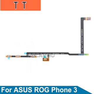 Aocarmo อะไหล่ปุ่มปรับระดับเสียงเปิดปิด สายเคเบิ้ลอ่อน แบบเปลี่ยน สําหรับ ASUS ROG Phone3 ZS661KS ROG3