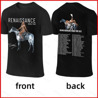 Yb1 เสื้อเชิ้ตแขนสั้น พิมพ์ลาย Beyonce Renaissance Word Tour 2023 BY1