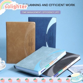 Solighter สมุดวางแผนไดอารี่ แพลนเนอร์ 365 วัน สําหรับสํานักงาน 2023