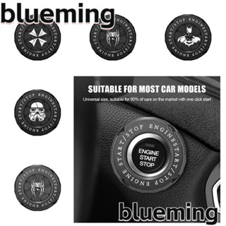 Blueming2 ฝาครอบปุ่มสตาร์ทรถจักรยานยนต์ แบบหมุนได้