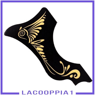 [Lacooppia1] ปิ๊กการ์ดกีตาร์อะคูสติก กันรอยขีดข่วน สีดํา สําหรับกีตาร์โฟล์ค 40 41 นิ้ว